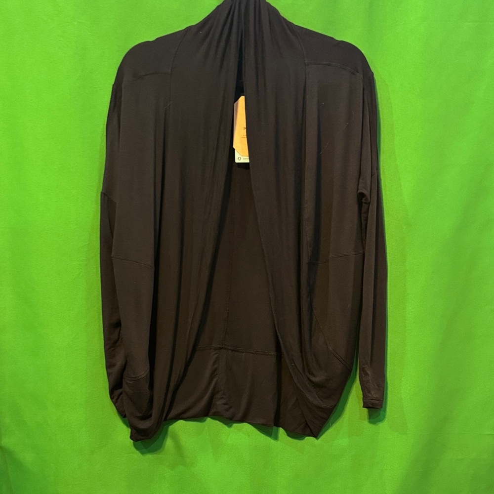 Prana NWT new black Foundation Munra Wrap women’s XS Tencel Modal fabric